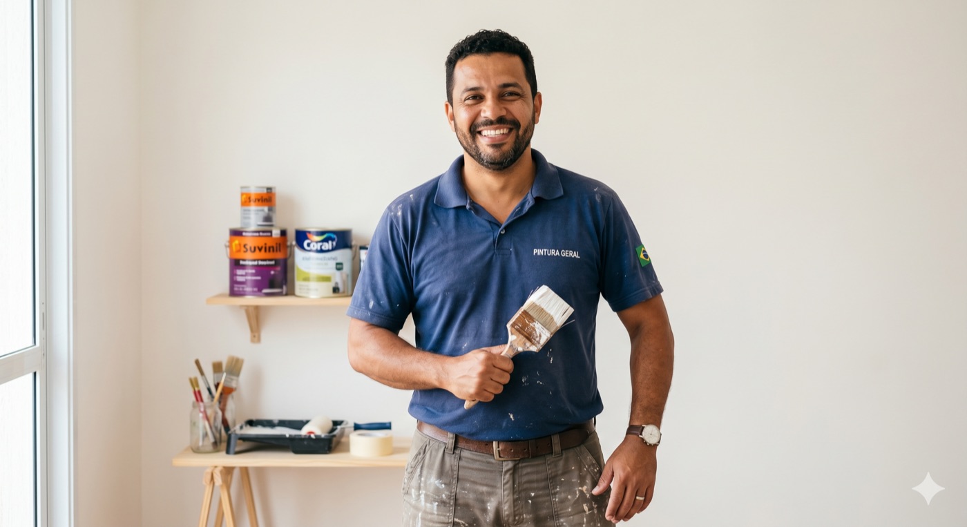 Profissional Severino realizando atendimento residencial